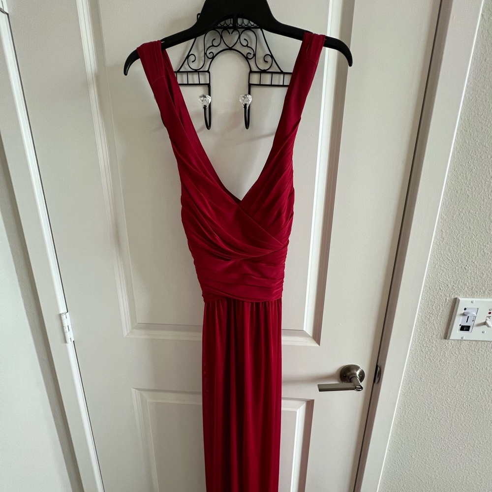 Apple red dress